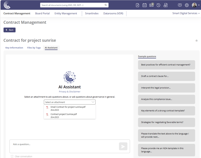 ContractZen AI Assistant