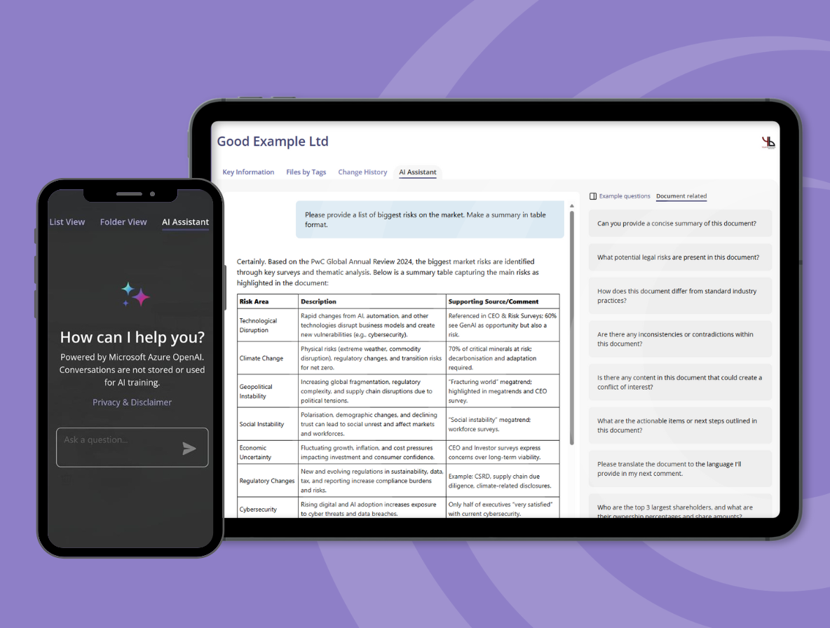 AI-powered document analysis