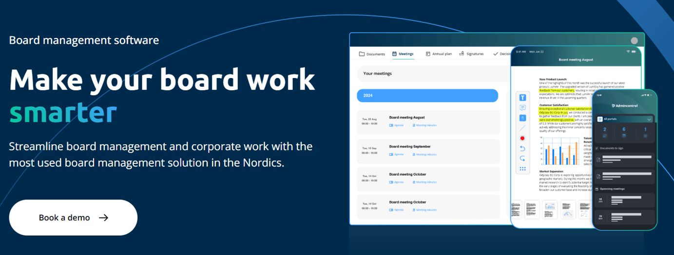 Admincontrol Board management
