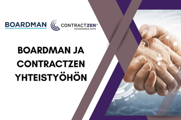 ContractZen ja Boardman yhteistyöhön hallitustyön kehittämiseksi