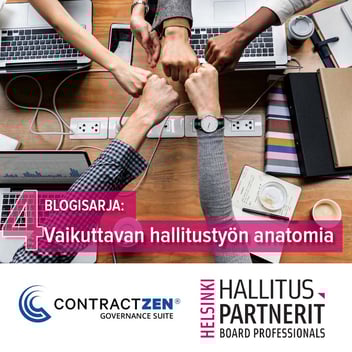 Blogisarja: Vaikuttavan hallitustyön anatomia - haastattelussa Tuija Pohjolainen-Hiltunen